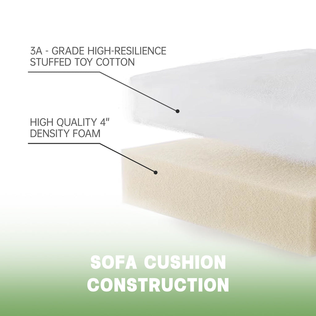 Slipcovered L Shape Sectional Long Sofa Couch