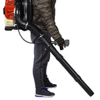 Powerful 76Cc 4-Stroke Gasoline Leaf Blower with EPA Compliance - Red
