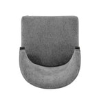 Ola Dining Chair with Solid Elm Wood Frame and High-Density Foam - Beige, Gray, or Dark Gray