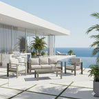 All-Weather Outdoor Patio Set with Thick Cushions - Multiple Colors