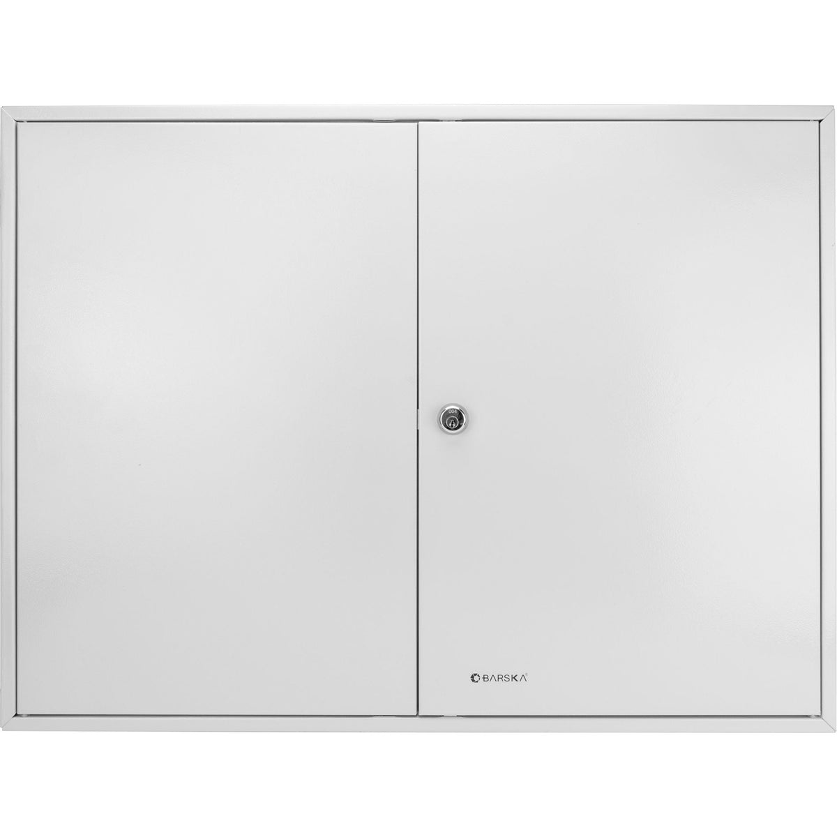 Adjustable Key Cabinet with Lock - Multiple Sizes, Gray or Black