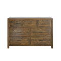 7 Drawer Dresser with Smooth-Glide Drawers - Brown
