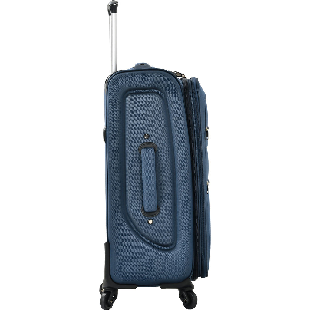 Softside Expandable 3 Piece Luggage Set with Spinner Wheels - Dark Blue