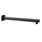 10 Inch Rainfall Square Shower Head with Wall Mount - Oil Rubbed Bronze