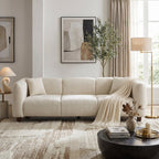 Modern 87 Inch Upholstered Chenille Sofa with Sturdy Frame - Multiple Colors