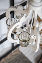 Farmhouse Chandelier with Adjustable Chain - Multiple Colors