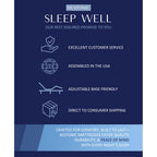 10" Hybrid Euro Top Mattress with Plush Comfort - Dark Gray