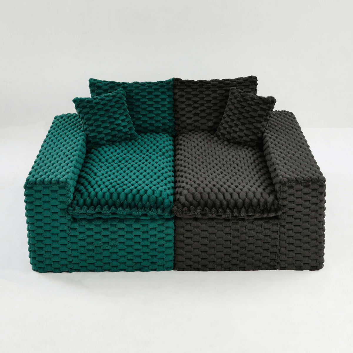 Multifunctional Stationary Sofa with Adjustable Layout - Choice of Color
