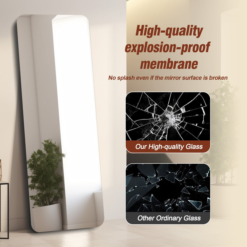 Full Body Round Corner Mirror