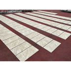 Textured 3D Decorative Tiles with Polished Marble Surface - Yellow, Gray, or White