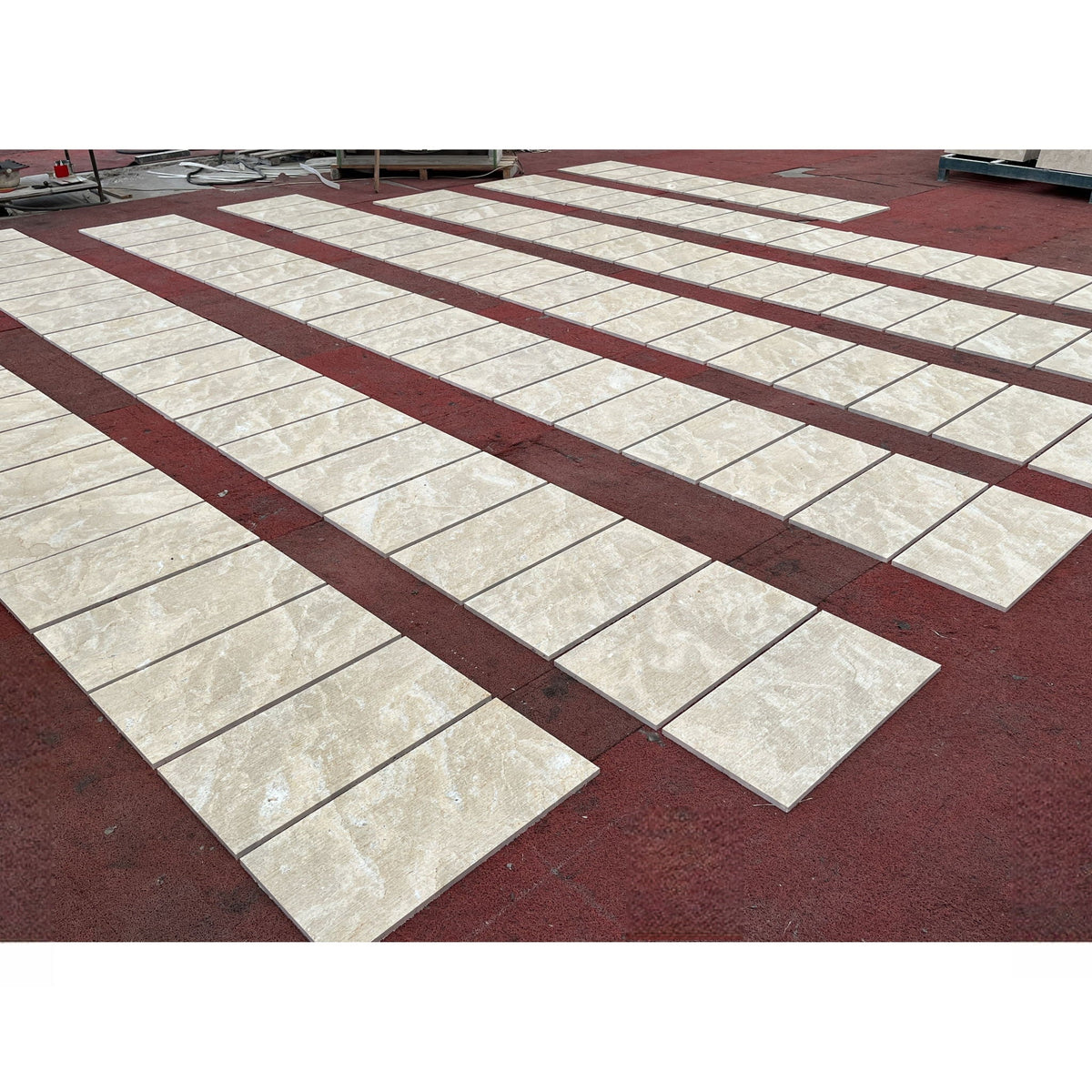 Textured 3D Decorative Tiles with Polished Marble Surface - Yellow, Gray, or White