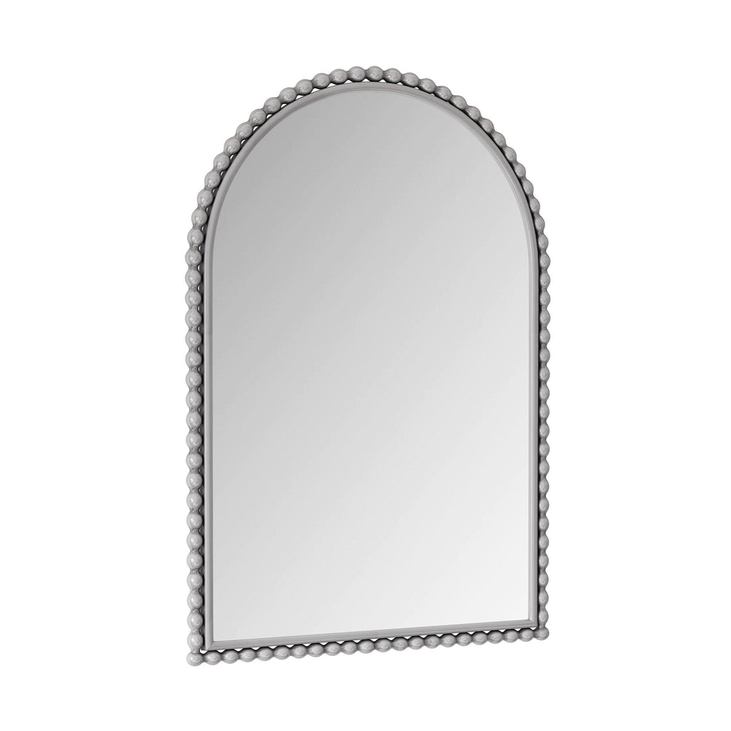 Vintage Iron Art Arch Mirror with Table & Wall Display Options - Gold or Pearl Silver