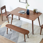 Dining Bench with Versatile Sizing - Light Brown or Dark Brown