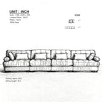 Modular Sectional Sofa Cloud Couch with Deep Seating - Light Flannelette