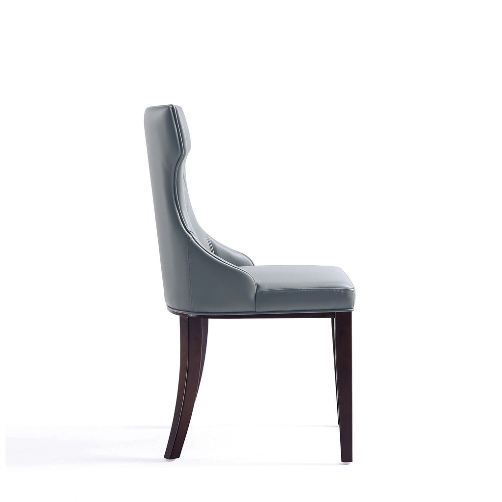 Reine Dining Chair Set of 2 with Solid Wood Frame and Classic Design - Multiple Colors