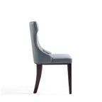 Reine Dining Chair Set of 2 with Solid Wood Frame and Classic Design - Multiple Colors
