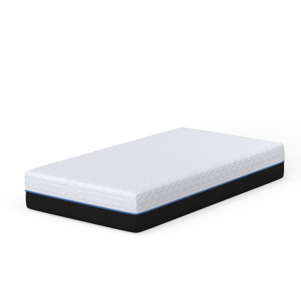 12" Soft Memory Foam Mattress with Phase Change Cooling Fabric - White