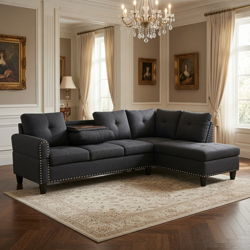 L-Shaped Sectional Sofa