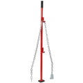 Universal Pulling Stick Tool for Car Repair Bumpers and Dent Fixing with Adjustable Steel - Red