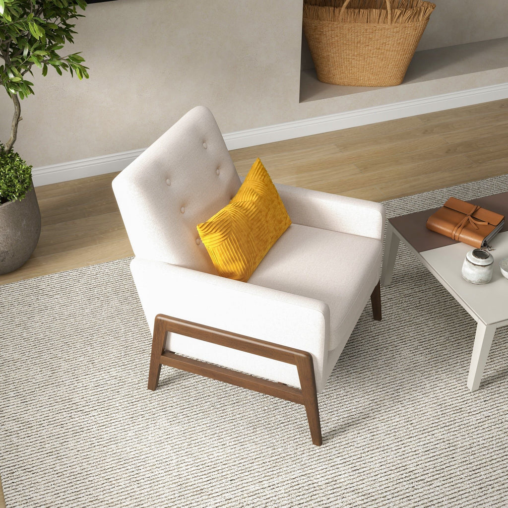 Cole Solid Wood Lounge Chair
