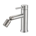 Pearl Silver Bathroom Faucet with 2 Modes and 360° Rotating Aerator