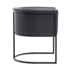 Cosmopolitan Dining Chair with Geometric Metal Frame - Multiple Colors