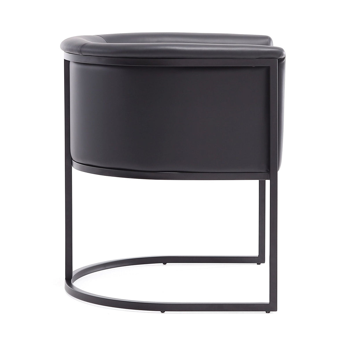 Cosmopolitan Dining Chair with Geometric Metal Frame - Multiple Colors