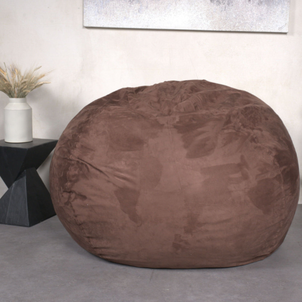 High Density Shredded Foam Bean Bag Chair with Removable Cover - Multiple Colors