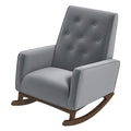 Demetrius Solid Wood Rocking Chair - Multiple Colors