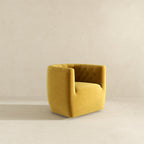 Ergonomic Design Swivel Chair with Tufted Accent - Multiple Colors