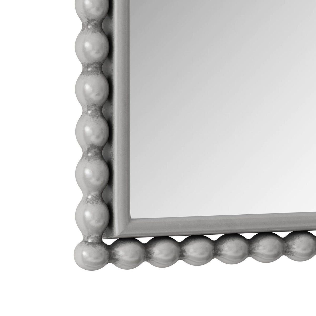 Vintage Iron Art Arch Mirror with Table & Wall Display Options - Gold or Pearl Silver