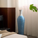 Classic And Neat Floor Vase with High Independent Stand - Multiple Colors