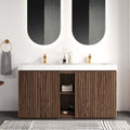 Walnut Brown GALAN 60F Winston Bathroom Vanity with Modern Functionality
