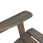 Malibu Adirondack Chair with Foldable Design - Gray