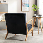 Mid-Century Modern Accent Chair with Cushioning - Multiple Colors