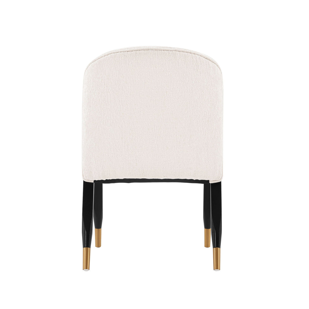 Ola Dining Chair with Solid Elm Wood Frame and High-Density Foam - Beige, Gray, or Dark Gray
