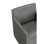 Square Armchair with Upholstered Seat - Available in Multiple Colors