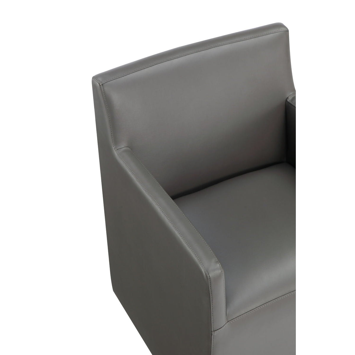 Square Armchair with Upholstered Seat - Available in Multiple Colors