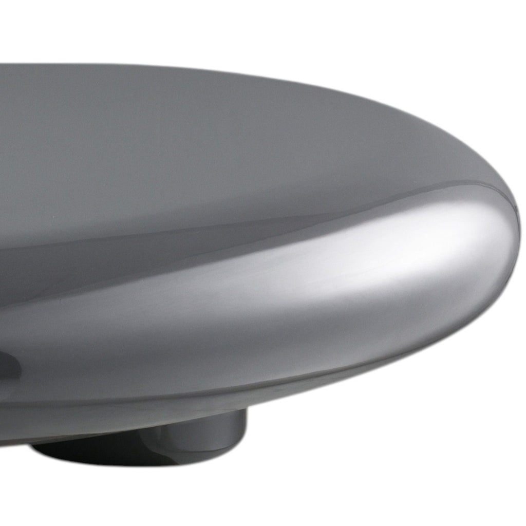 Gray Coffee Table with High Gloss Finish - Charlene