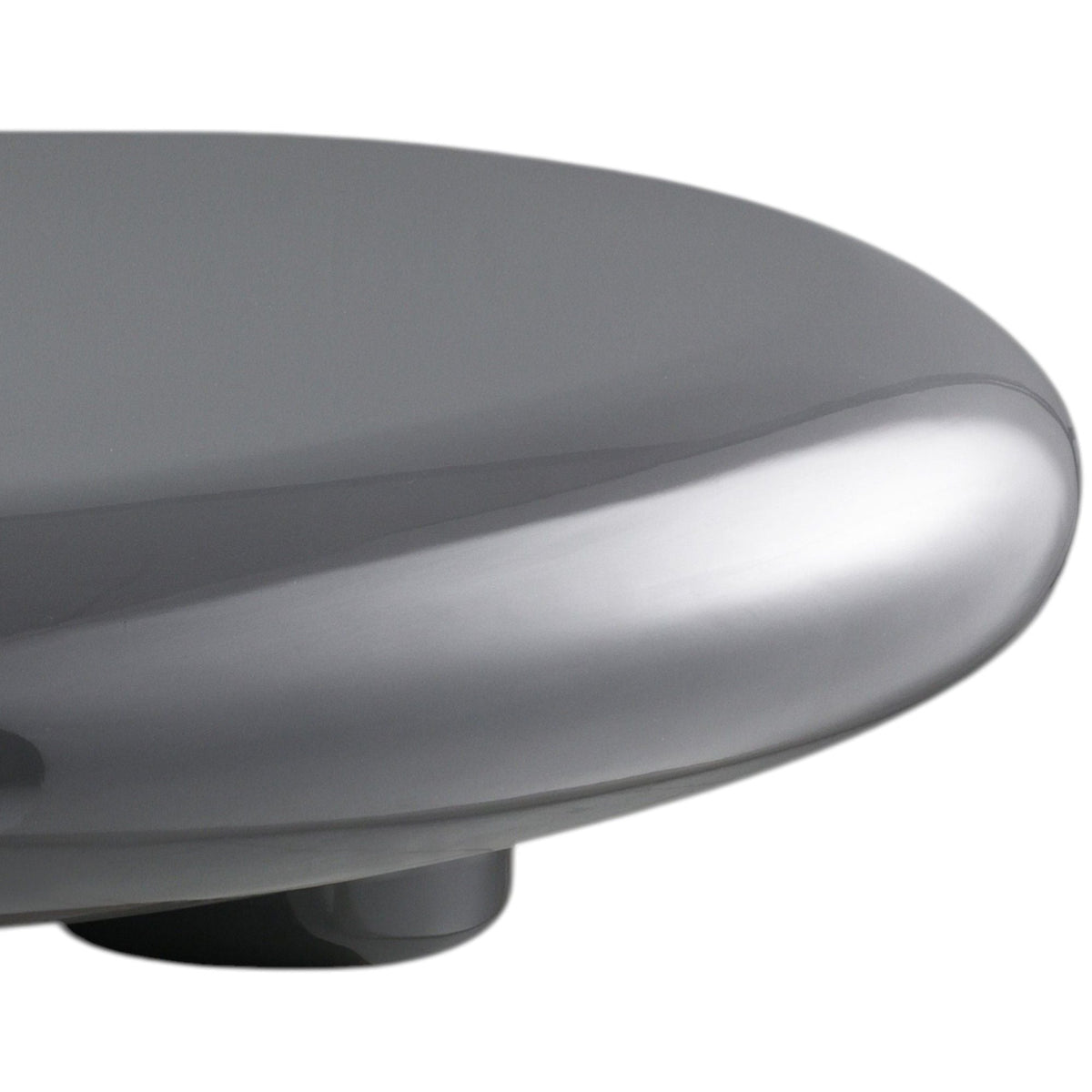 Gray Coffee Table with High Gloss Finish - Charlene