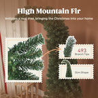 6 ft Prelit Whimsical Christmas Tree with 200 Lights - Bent Top
