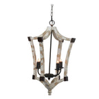 4 Light Chandelier - Cream