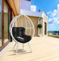 Galzed Patio Seating with Metal & Wicker Construction - Outdoor
