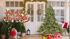 Full-Bodied Pre-Lit Evergreen Christmas Tree with 350 Warm White Lights - Green