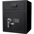 Durable Keypad Depository Safe with Dual PIN Access - Black