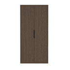 Rivington Bookcase Cabinet with Adjustable Shelves - Black, Dark Brown, or Light Brown