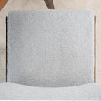Light Gray Dining Chair Set of 2 with Lumbar Support - Caldwell
