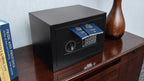 Compact Keypad Depository Safe with Dual PIN Access - Black