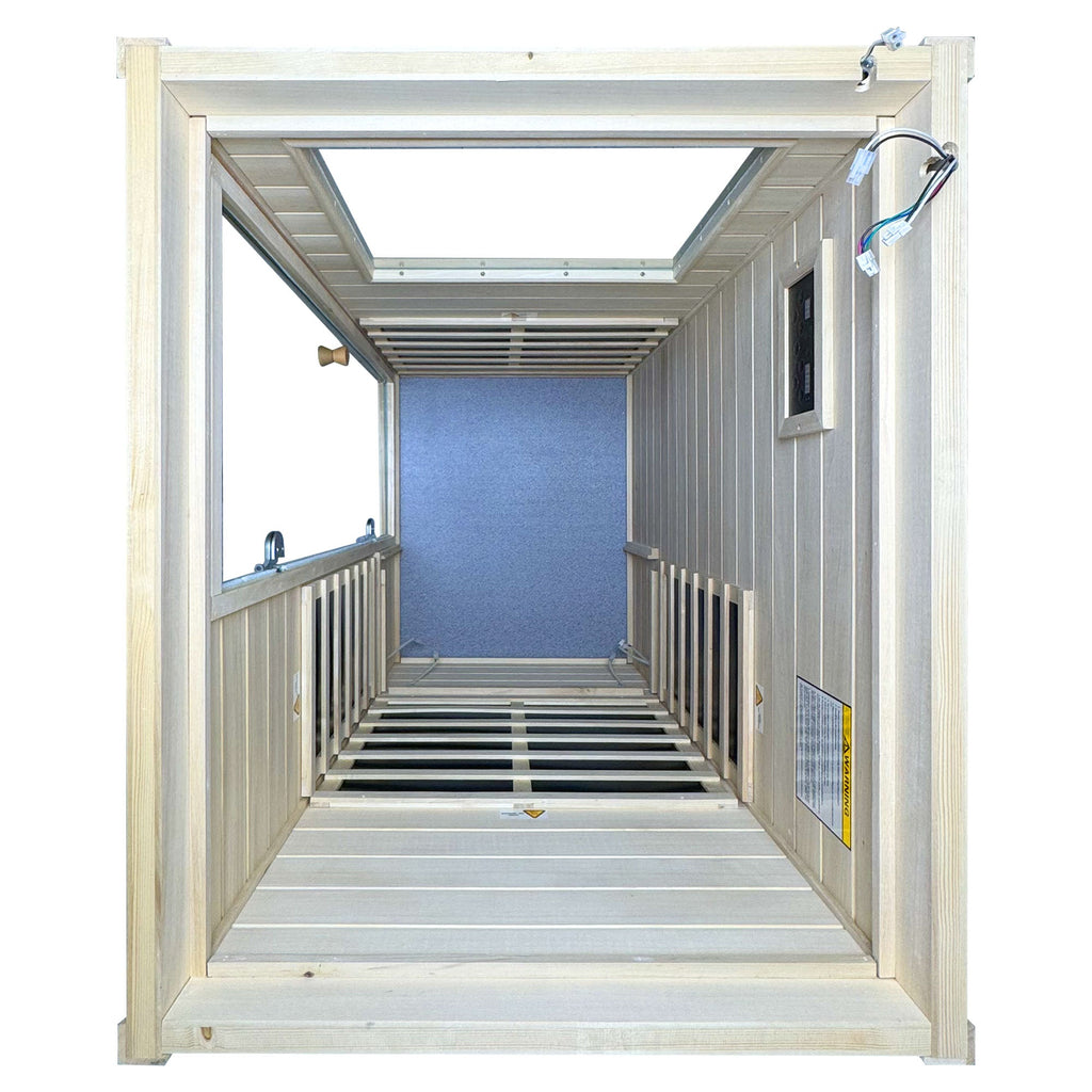 Far Infrared Sauna Room with Digital Controls - European Aspen