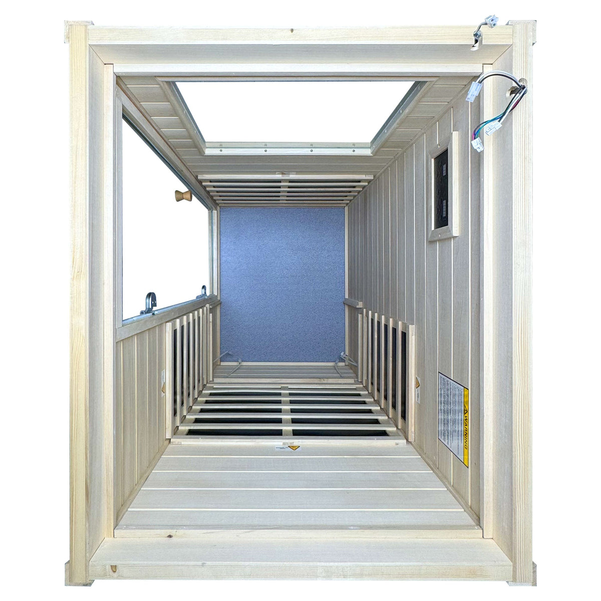 Far Infrared Sauna Room with Digital Controls - European Aspen